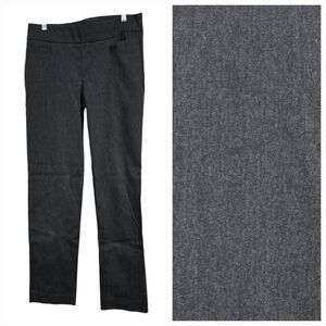 Liz Claiborne Career Women's Trousers Straight Leg Dress Pants Work Slacks Gray